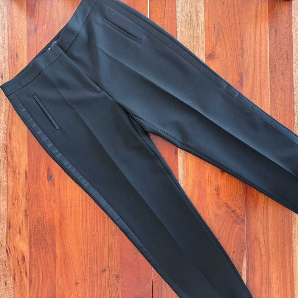 Zara Black Tuxedo Style Tailored Pants